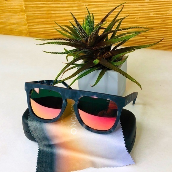 KOMONO Bennet Indigo Demi Sunglasses ? (NEW) blue mirror main image 7